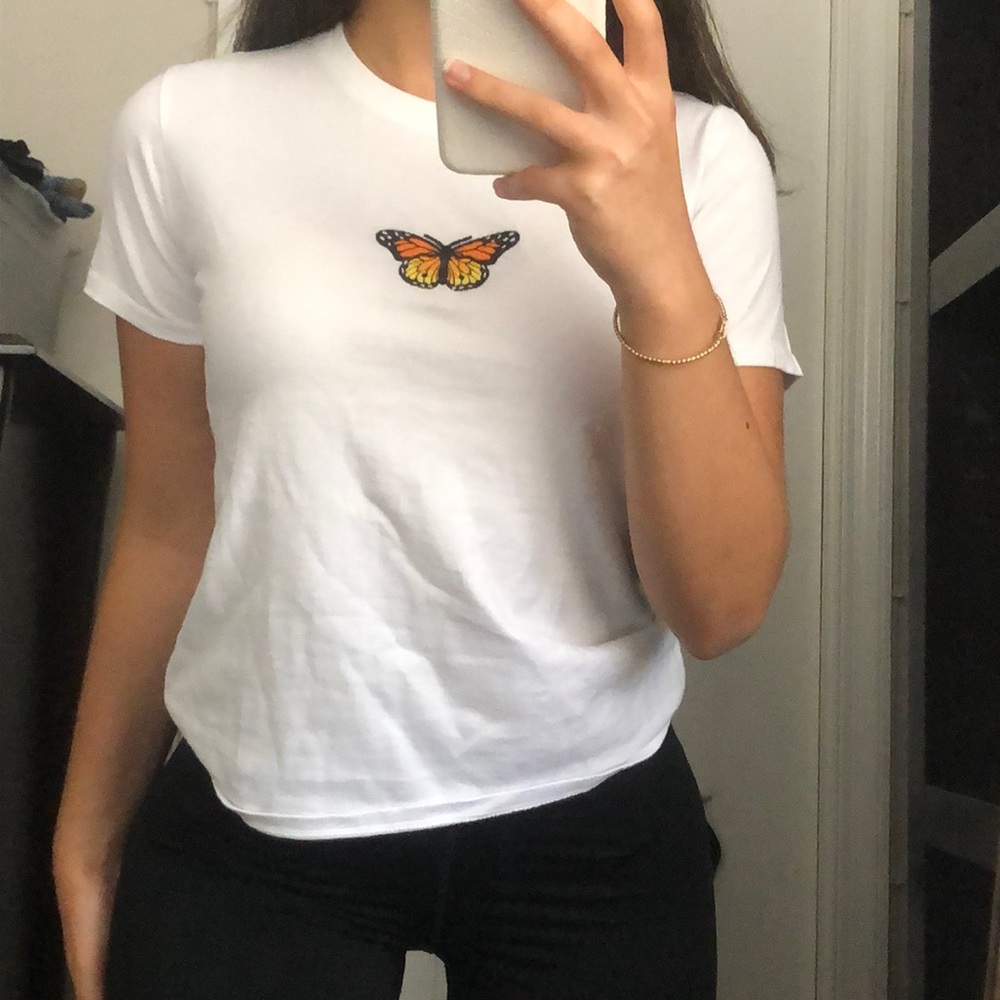 Brandy Melville butterfly tee